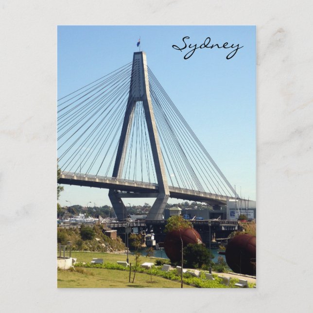 Synney anzac bridge vykort (Framsida)