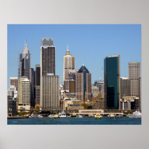 Synney City Skyline Poster