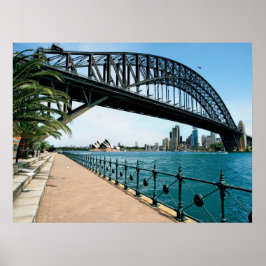 Synney harbor bridge poster