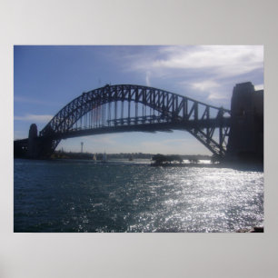 Synney harbor bridge poster