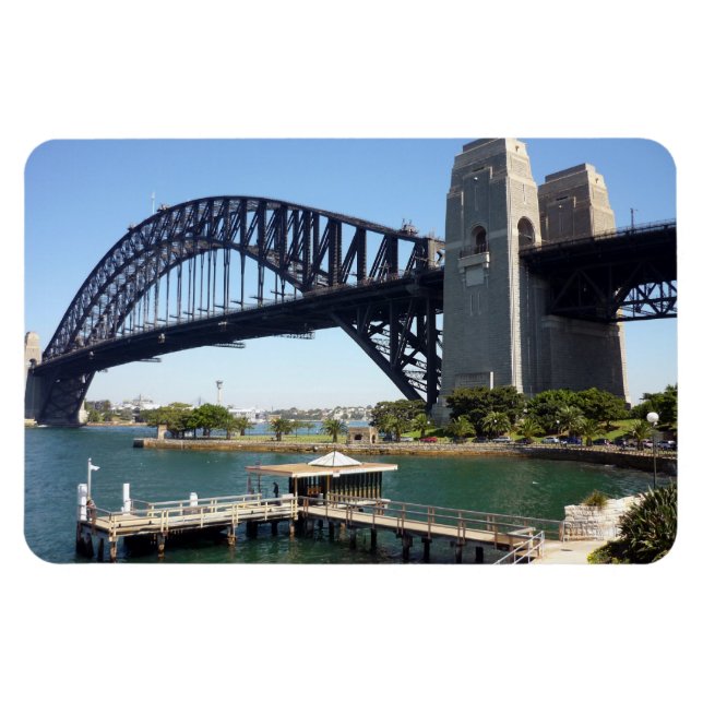 Synney harbor-brygga magnet (Horisontell)