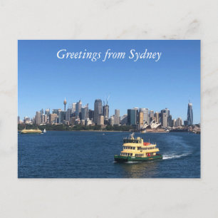 Synney harbor ferry vykort