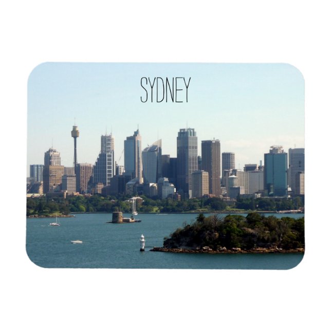 Synney harbor skyline magnet (Horisontell)