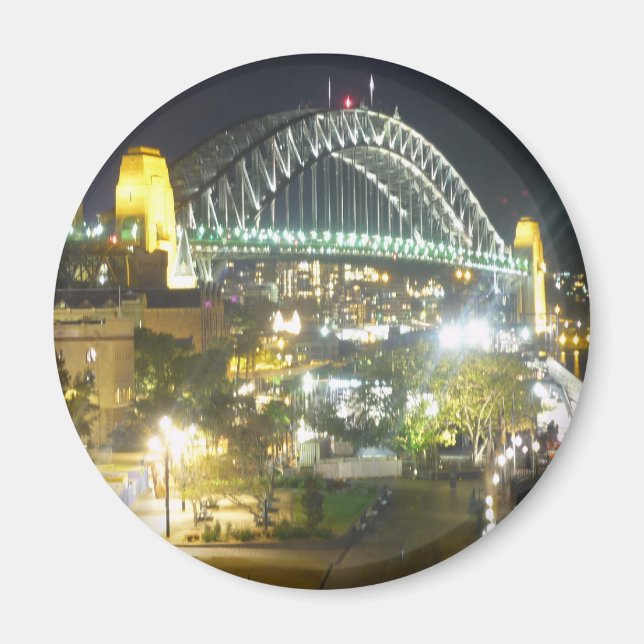 Synney night bridge magnet (Framsidan)
