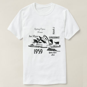 Synney opera house Australia elegant Souvenirs man T Shirt