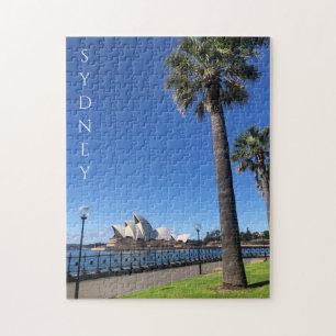 Synney opera house handflatan träd pussel