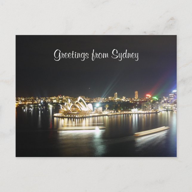 Synney opera nattfärjor vykort (Framsida)
