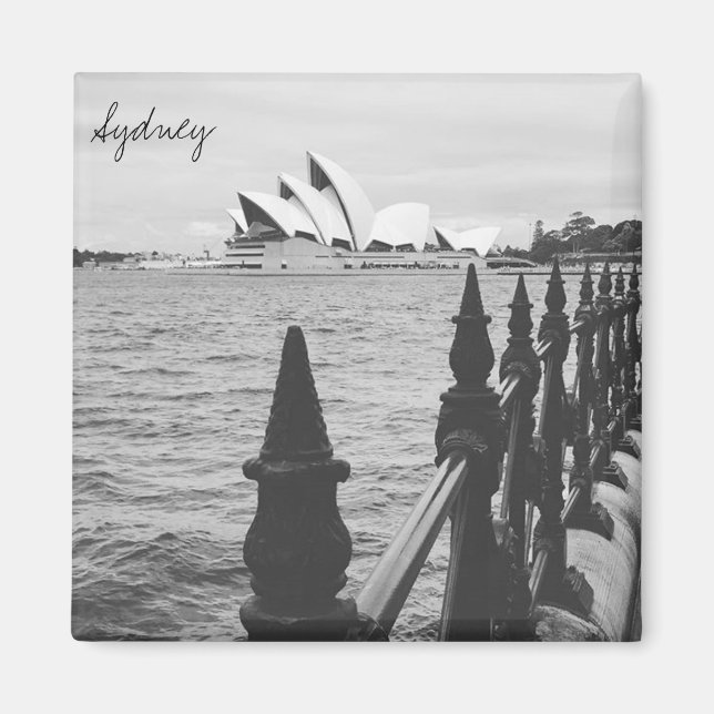 Synney opera-vy magnet (Framsidan)