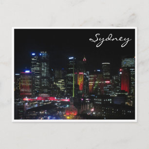 Synney vivid red vykort