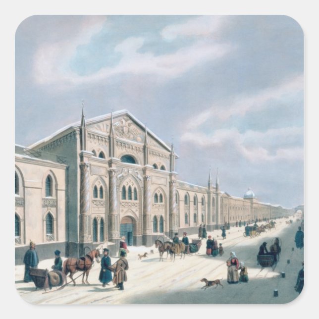 Synodal Printing house Fyrkantigt Klistermärke (Framsida)