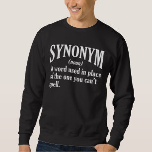 Synonym Definition English Language Teacher Lång Ärmad Tröja