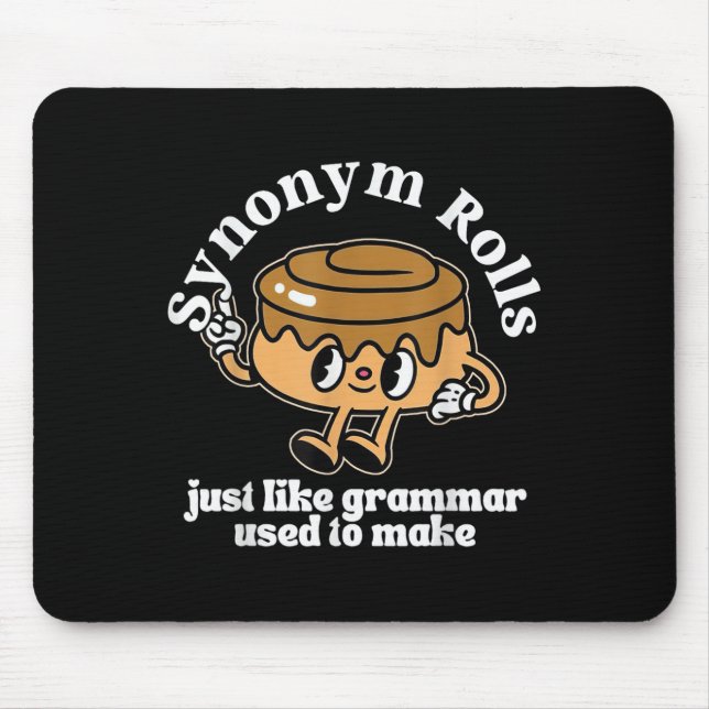 Synonym Rolls Grammar Pun Vintage Stil Musmatta (Framsidan)