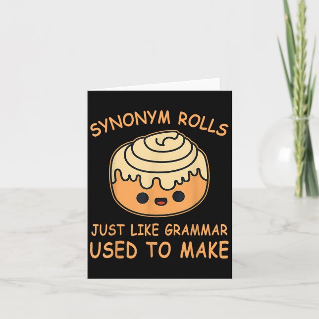 Synonym Rolls Just Like Grammar Used To Make Teach Kort (Framsida)