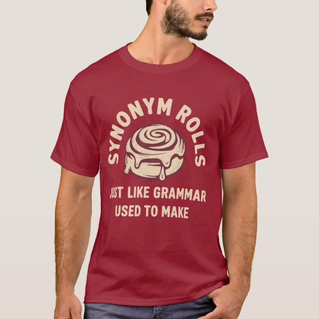 Synonym Rullar Precis Som Grammatik Används För At T Shirt (Framsida)
