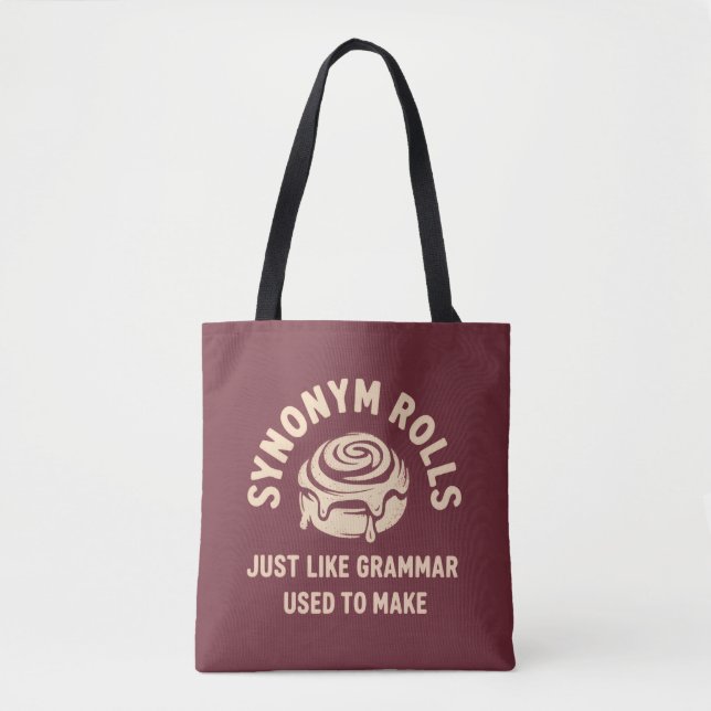 Synonym Rullar Precis Som Grammatik Används För At Tygkasse (Framsida)