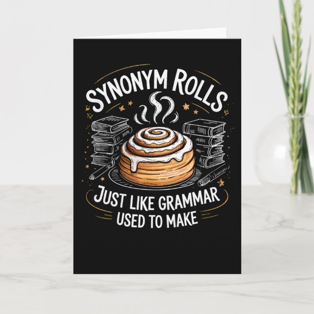 Synonym rullar precis som grammatik brukade för at kort (Framsida)