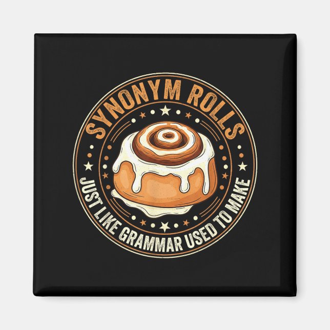 Synonym rullar precis som grammatik brukade för at magnet (Framsidan)