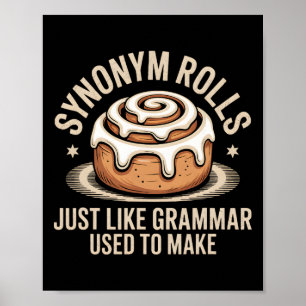 Synonym rullar precis som grammatik brukade för at poster