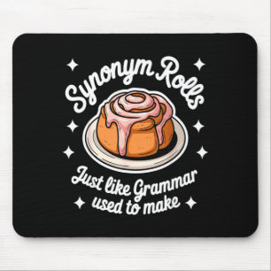 Synonym rullar precis som grammatik brukade göra g musmatta