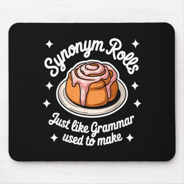 Synonym rullar precis som grammatik brukade göra g musmatta (Framsidan)