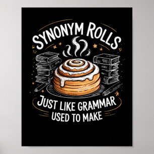 Synonym Rullar Precis Som Grammatik En Gång Använd Poster