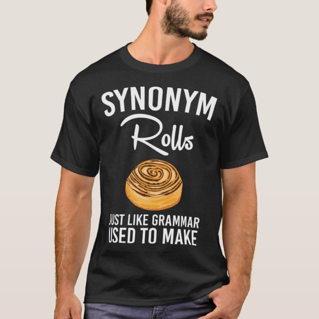 Synonyma roller precis som Grammar som används för T Shirt (Framsida)
