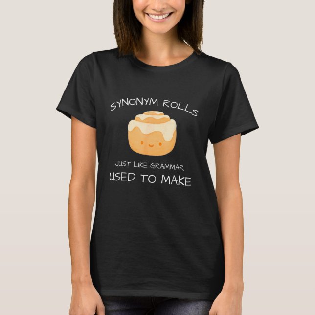 Synonyma roller precis som Grammar som används för T Shirt (Framsida)