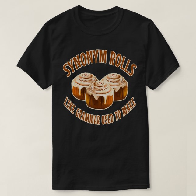 Synonyma roller som Grammar som används för att ti T Shirt (Design framsida)