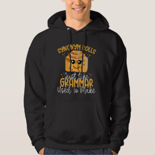 Synonyma rullar precis som grammar som används för hoodie