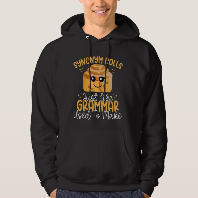 Synonyma rullar precis som grammar som används för hoodie (Framsida)