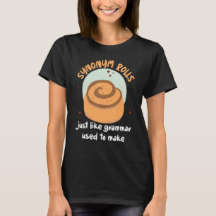Synonyma rullar precis som Grammar som används för T Shirt