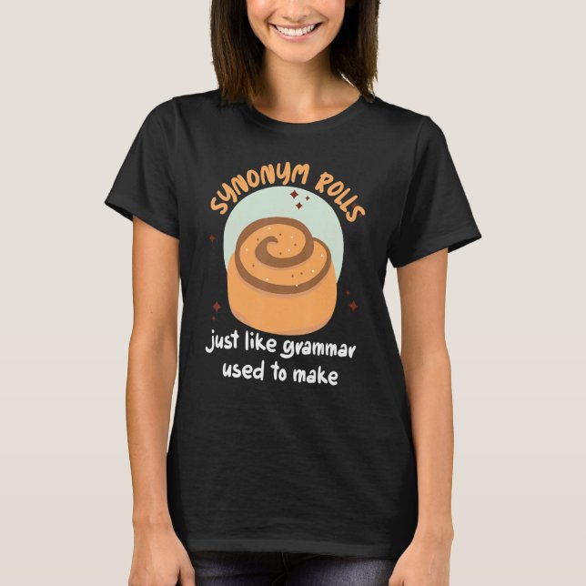 Synonyma rullar precis som Grammar som används för T Shirt (Framsida)