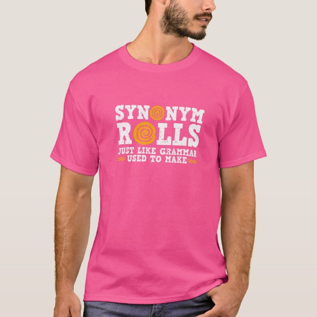 Synonyma rullar precis som Grammar som används för T Shirt (Framsida)
