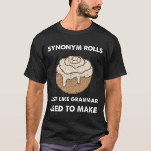 synonyma rullar precis som grammatik som används f t shirt