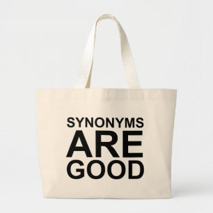 SYNONYMER ÄR BRA Oartigt Roligt Språk Skämt Jumbo Tygkasse