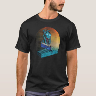 Synonymordbok för Retro Synth Analog Vaporwave Rex T Shirt
