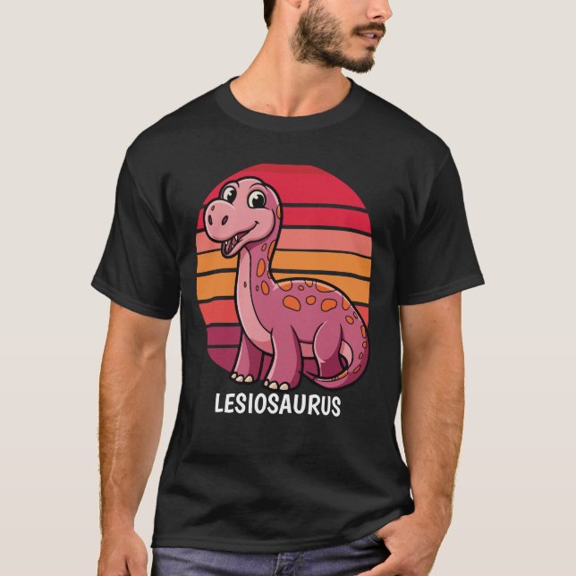 Synonymordbok Retro Dinosaur-design T Shirt (Framsida)