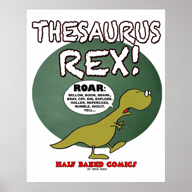 Synonymordlista Rex Poster (Framsidan)