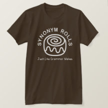 Synonymrullar som grammatik gör T-shirt