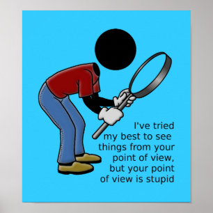 Synpunkten är en stabil Poster