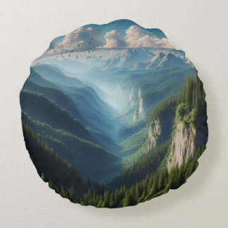 Synpunkten från backe rund kudde