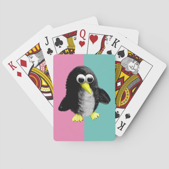 Synpunkter från Cute Gender, penguin Casinokort (Baksidan)