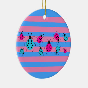Synpunkter från Cute Gender Reveal. Julgransprydnad Keramik