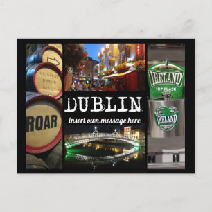 Synpunkter från Dublin 2, med anpassningsbar Vykort