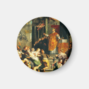 Synpunkter från Ignatius av Peter Paul Rubens Magnet