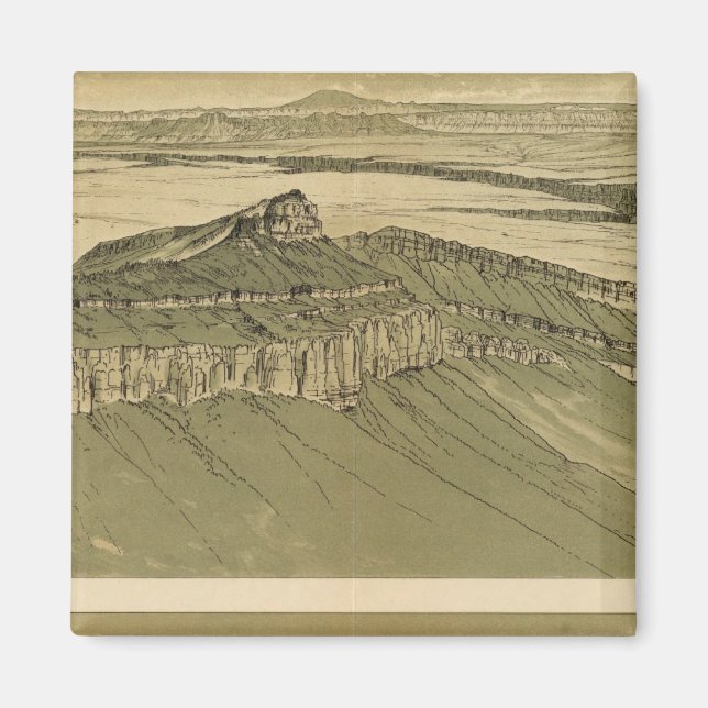 Synpunkter från plattformen Marble Canyon Magnet (Framsidan)