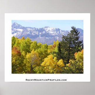 Synpunkter från Rocky mountains i Colorado Poster