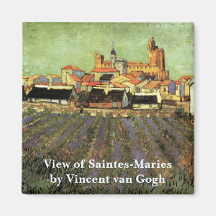 Synpunkter från Saintes Maries av Vincent van Gogh Magnet