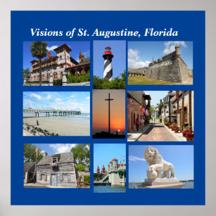 Synpunkter från St Augustine, Florida Poster