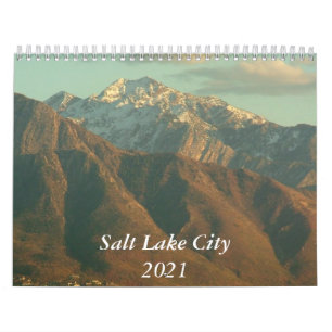 Synpunkter från staden Salt Sjö - 2021 Kalender